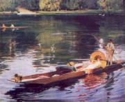 John Lavery The Thames at Maidenhead oil